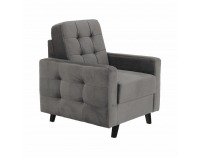 Kreslo Medlin - sivá / wenge