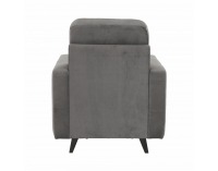 Kreslo Medlin - sivá / wenge