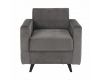 Kreslo Medlin - sivá / wenge