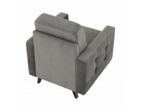 Kreslo Medlin - sivá / wenge