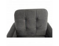 Kreslo Medlin - sivá / wenge