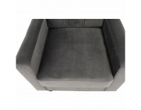 Kreslo Medlin - sivá / wenge