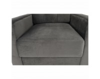 Kreslo Medlin - sivá / wenge