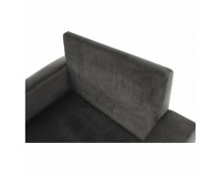 Kreslo Medlin - sivá / wenge