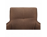 Kreslo Tasman - hnedá / svetlohnedá / čierna