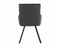 Kreslo Tasman - sivá / tmavosivá / čierna