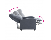 Relaxačné kreslo Kreso New - sivá
