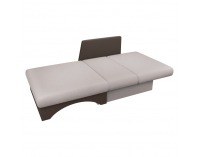 Rozkladacie kreslo s úložným priestorom Kuboš New P- béžovosivá (taupe) / hnedá