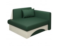 Rozkladacie kreslo s úložným priestorom Kuboš New P- zelená / béžová