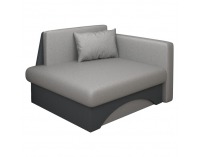 Rozkladacie kreslo s úložným priestorom Kuboš New P - sivá / tmavosivá