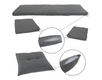 Záhradný nábytok z umelého ratanu Lalen - svetlosivá