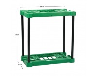 Stojan na záhradné náradie Lamal New - zelená / sivá