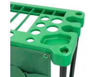 Stojan na záhradné náradie Lamal New - zelená / sivá