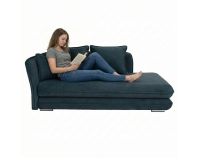 Leňoška s úložným priestorom Lamba L - modrá