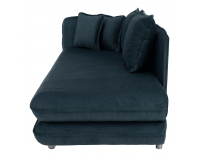 Leňoška s úložným priestorom Lamba L - modrá