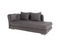 Leňoška s úložným priestorom Lamba L - sivá