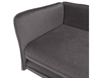 Leňoška s úložným priestorom Lamba L - sivá