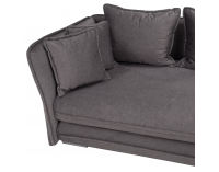 Leňoška s úložným priestorom Lamba L - sivá