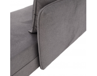 Leňoška s úložným priestorom Lamba L - sivá