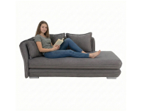 Leňoška s úložným priestorom Lamba L - sivá