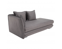 Leňoška s úložným priestorom Lamba L - sivá