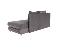 Leňoška s úložným priestorom Lamba L - sivá