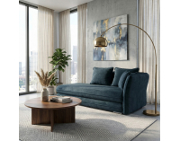 Leňoška s úložným priestorom Lamba P - modrá