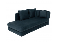 Leňoška s úložným priestorom Lamba P - modrá