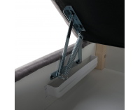 Leňoška s úložným priestorom Lamba P - sivá