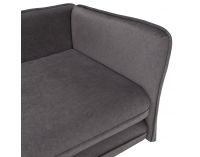 Leňoška s úložným priestorom Lamba P - sivá