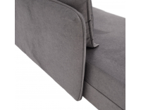 Leňoška s úložným priestorom Lamba P - sivá