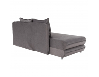 Leňoška s úložným priestorom Lamba P - sivá