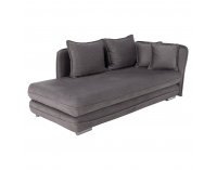 Leňoška s úložným priestorom Lamba P - sivá