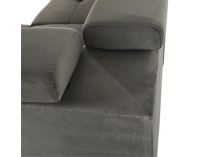 Rohová sedačka U s rozkladom a úložným priestorom Lamora U P - sivohnedá (taupe)