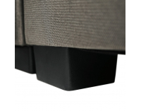 Rohová sedačka U s rozkladom a úložným priestorom Lamora U P - sivohnedá (taupe)