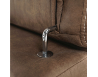 Rohová sedačka s rozkladom a úložným priestorom Lanza L - hnedá / svetlofialová