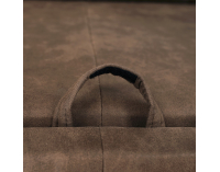 Rohová sedačka s rozkladom a úložným priestorom Lanza P - hnedá / svetlofialová