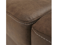 Rohová sedačka s rozkladom a úložným priestorom Lanza P - hnedá / svetlofialová