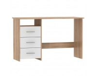 Univerzálny PC stolík Laristote New L/P - dub sonoma / biela