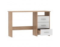 Univerzálny PC stolík Laristote New L/P - dub sonoma / biela