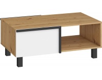 Konferenčný stolík Lars LAR-03 - dub artisan / biela