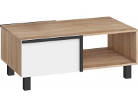 Konferenčný stolík Lars LAR-03 - sonoma svetlá / biela