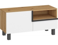 TV stolík Lars LAR-08 - dub artisan / biela