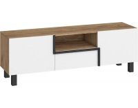 TV stolík Lars LAR-09 - craft zlatý / biela