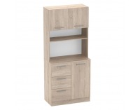 Trojdverový kredenc Laset New - dub sonoma