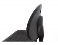 Dielenská stolička s podnožkou Laver BP RB - čierna