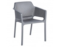 Záhradná stolička Lavton - sivá