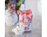 Vonná sviečka v skle Leana 700 g - priehľadná / ružová