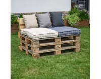 Vankúš na paletové sedenie Legno - hnedosivá (taupe)