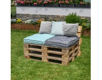 Vankúš na paletové sedenie Legno - tmavosivá